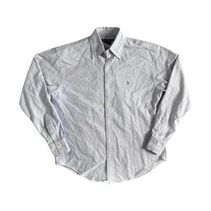 Vintage Y2K Ralph Lauren Sport Polo Rider Embroidered Logo Button Down Shirt 4